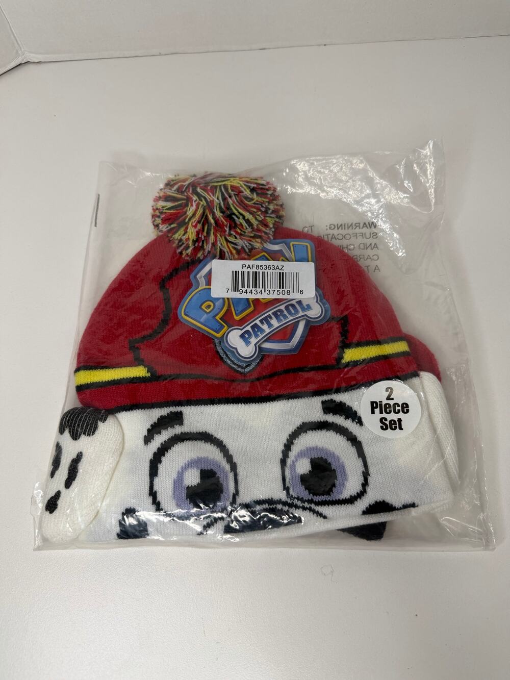 NEW Paw Patrol Marshall Hat and Gloves Toddler Unisex